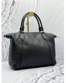 MICHAEL KORS SIERRA TOTE BAG IN BLACK LEATHER