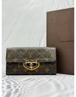(LIKE NEW) LOUIS VUITTON ETOILE PORTEFEUILLE SARAH WALLET IN BROWN MONOGRAM CANVAS -FULL SET-