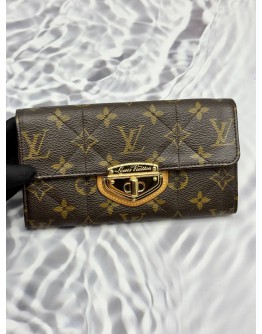 (LIKE NEW) LOUIS VUITTON ETOILE PORTEFEUILLE SARAH WALLET IN BROWN MONOGRAM CANVAS -FULL SET-