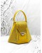 (LIKE NEW) SWAROVSKI WEINSANTO TOP HANDLE BAG IN YELLOW LEATHER 