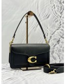 COACH TABBY 26 SHOULDER BAG IN BLACK LEATHER