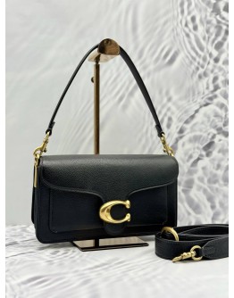 COACH TABBY 26 SHOULDER BAG IN BLACK LEATHER