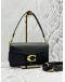 COACH TABBY 26 SHOULDER BAG IN BLACK LEATHER