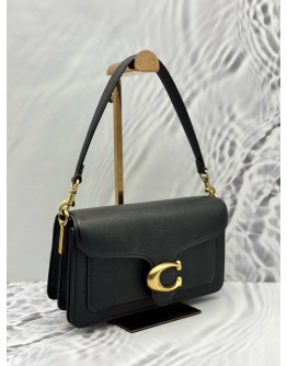 COACH TABBY 26 SHOULDER BAG IN BLACK LEATHER