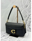COACH TABBY 26 SHOULDER BAG IN BLACK LEATHER
