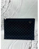 LOUIS VUITTON DISCOVERY GM POUCH IN BLACK DAMIER INFINI LEATHER