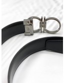 SALVATORE FERRAGAMO GANCINI REVERSIBLE BELT SIZE 95CM IN BROWN WITH BLACK LEATHER -FULL SET-