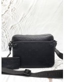 LOUIS VUITTON TRIO MESSENGER IN BLACK MONOGRAM SHADOW LEATHER