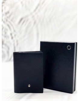 (LIKE NEW) MONTBLANC CARD HOLDER IN BLACK LEATHER