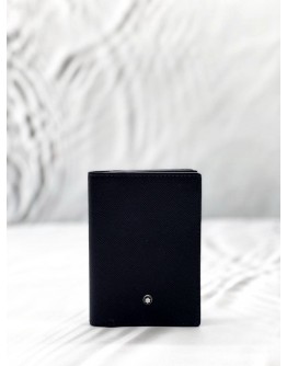 (LIKE NEW) MONTBLANC CARD HOLDER IN BLACK LEATHER