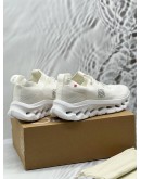 (LIKE NEW) ON X LOEWE CLOUDTILT SNEAKERS SIZE 42 IN ALL WHITE COLORWAY -FULL SET- 