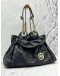 CHRISTIAN DIOR LE TRENTE HOBO BAG IN BLACK CANNAGE LAMBSKIN LEATHER