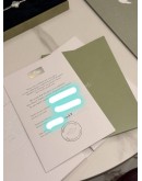 (UNUSED) 2023 VCA VAN CLEEF & ARPELS VINTAGE ALHAMBRA 5 MOTIFS BRACELET IN 18K 750 WHITE GOLD WITH MOTHER OF PEARL -FULL SET-