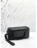 (PROMO) (LIKE NEW) LOUIS VUITTON POCHETTE VOLGA IN BLACK MONOGRAM ECLIPSE CANVAS