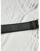 CHRISTIAN DIOR BELT SIZE 105 CM IN BLACK DIOR OBLIQUE GALAXY LEATHER 