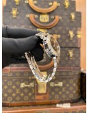 (LIKE NEW) 2023 TIFFANY & CO. ATLAS WOMENS COLLECTION 18K 750 YELLOW GOLD REF 25201086 BLACK DIAL 30MM AUTOMATIC WATCH