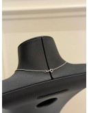 (UNUSED) TIFFANY & CO. HEART KEY DIAMOND NECKLACE IN 18K 750 WHITE GOLD WITH DIAMOND