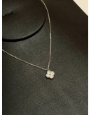(UNUSED) 2024 VCA VAN CLEEF & ARPELS SWEET ALHAMBRA NECKLACE IN 18K 750 WHITE GOLD WITH DIAMOND -FULL SET-