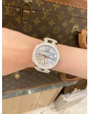 2020 ULYSSE NARDIN EXECUTIVE DUAL TIME LADY REF 243-10 MOTHER OF PEARL DIAL 40MM AUTOMATIC WATCH -FULL SET-