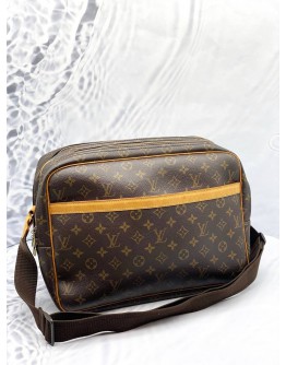 LOUIS VUITTON REPORTER GM MESSENGER BAG IN BROWN MONOGRAM CANVAS 