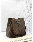 (LIKE NEW) LOUIS VUITTON NEONOE MM IN BROWN MONOGRAM CANVAS -FULL SET-