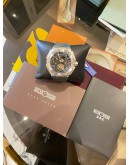 (UNUSED) 2025 MEMORIGIN TOURBILLON RONALD CHENG X NSQUARE SERIES REF MO0905 SILVER SKELETON DIAL 46MM MANUAL WINDING WATCH 