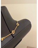 (UNUSED) 2022 BVLGARI B.ZERO1 NECKLACE IN 18K 750 ROSE GOLD WITH PAVE DIAMONDS -FULL SET-