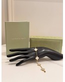 (UNUSED) 2020 VCA VAN CLEEF & ARPELS VINTAGE ALHAMBRA 5 MOTIFS BRACELET IN 18K 750 YELLOW GOLD WITH MOTHER OF PEARL -FULL SET-