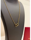 (UNUSED) 2022 CARTIER LOVE NECKLACE IN 18K 750 ROSE GOLD -FULL SET-