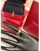 (UNUSED) 2024 CARTIER TRINITY RING SIZE 52 IN 18K 750 YELLOW GOLD WITH 18K 750 ROSE GOLD & 18K 750 WHITE GOLD -FULL SET-
