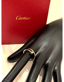 (LIKE NEW) 2023 CARTIER JUSTE UN CLOU RING SIZE 53 IN 18K 750 ROSE GOLD -FULL SET-