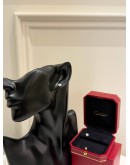 (UNUSED) 2018 CARTIER STUD EARRINGS IN 18K 750 WHITE GOLD WITH DIAMOND -FULL SET-