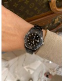 (UNUSED) 2017 TAG HEUER AQUARACER LADY DIAMOND BLACK CERAMIC REF WAY1397 BLACK DIAL 35MM QUARTZ WATCH -FULL SET-