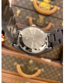 (UNUSED) 2017 TAG HEUER AQUARACER LADY DIAMOND BLACK CERAMIC REF WAY1397 BLACK DIAL 35MM QUARTZ WATCH -FULL SET-