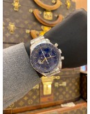 (UNUSED) 2017 OMEGA SPEEDMASTER PROFESSIONAL MOONWATCH GMT CHRONOGRAPH APOLLO 17 45TH ANNIVERSARY LIMITED EDITION REF 311.30.42.30.03.001 BLUE DIAL 42MM MANUAL WINDING WATCH -FULL SET-