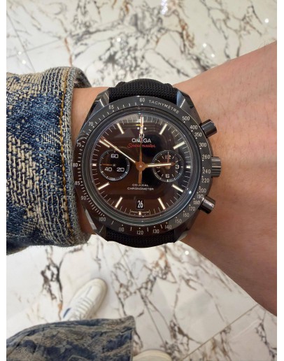 (UNUSED) 2024 OMEGA SPEEDMASTER PROFESSIONAL MOONWATCH DARK SIDE OF THE MOON CHRONOGRAPH REF 311.92.44.51.01.003 BLACK DIAL 44MM AUTOMATIC WATCH