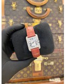 2020 CARTIER TANK ANGLAISE DIAMOND 18K 750 WHITE GOLD REF WT100015 WHITE ROMAN NUMERALS DIAL 22.7MM X 30.2MM QUARTZ WATCH -FULL SET-