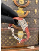 2020 CARTIER TANK ANGLAISE DIAMOND 18K 750 WHITE GOLD REF WT100015 WHITE ROMAN NUMERALS DIAL 22.7MM X 30.2MM QUARTZ WATCH -FULL SET-