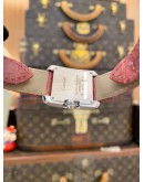 2020 CARTIER TANK ANGLAISE DIAMOND 18K 750 WHITE GOLD REF WT100015 WHITE ROMAN NUMERALS DIAL 22.7MM X 30.2MM QUARTZ WATCH -FULL SET-