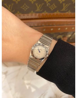 OMEGA CONSTELLATION LADIES REF 795.1080 SILVER DIAL 22MM QUARTZ WATCH