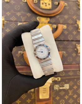 OMEGA CONSTELLATION LADIES REF 795.1080 SILVER DIAL 22MM QUARTZ WATCH