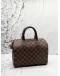 LOUIS VUITTON SPEEDY 25 BAG IN BROWN DAMIER EBENE CANVAS