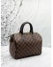 LOUIS VUITTON SPEEDY 25 BAG IN BROWN DAMIER EBENE CANVAS
