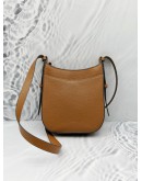 KATE SPADE LEILA NORTH SOUTH CROSSBODY BAG IN BROWN LEATHER 