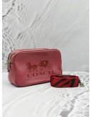 COACH JESS CROSSBODY BAG IN PINK LEATHER 