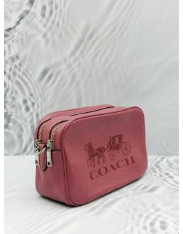 COACH JESS CROSSBODY BAG IN PINK LEATHER 