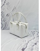 TOD’S TOP HANDLE BAG IN WHITE LEATHER 