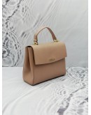 FURLA TOP HANDLE BAG IN BEIGE LEATHER 