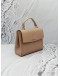 FURLA TOP HANDLE BAG IN BEIGE LEATHER 