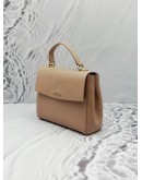 FURLA TOP HANDLE BAG IN BEIGE LEATHER 